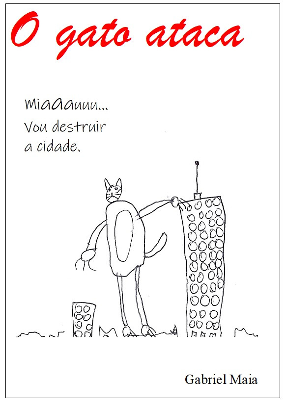 O  gato ataca